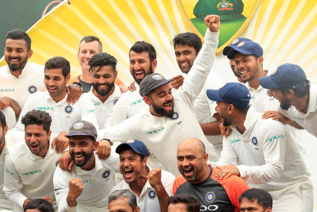 India Wins the first test series on Australian Land