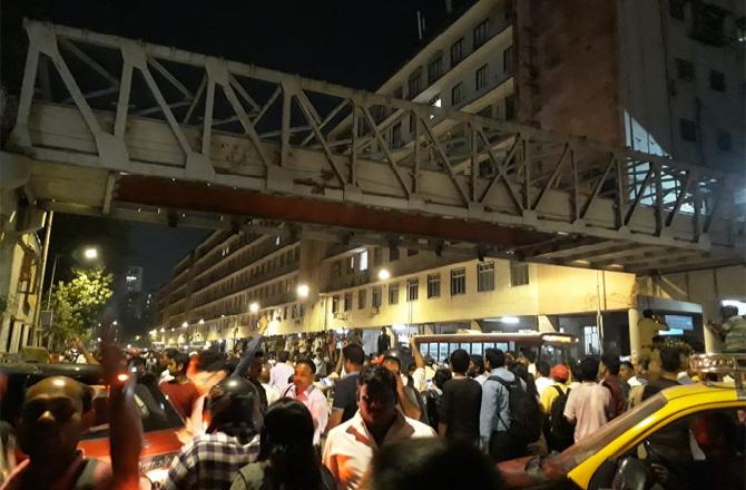 CST over bridge collapsed in mumbai