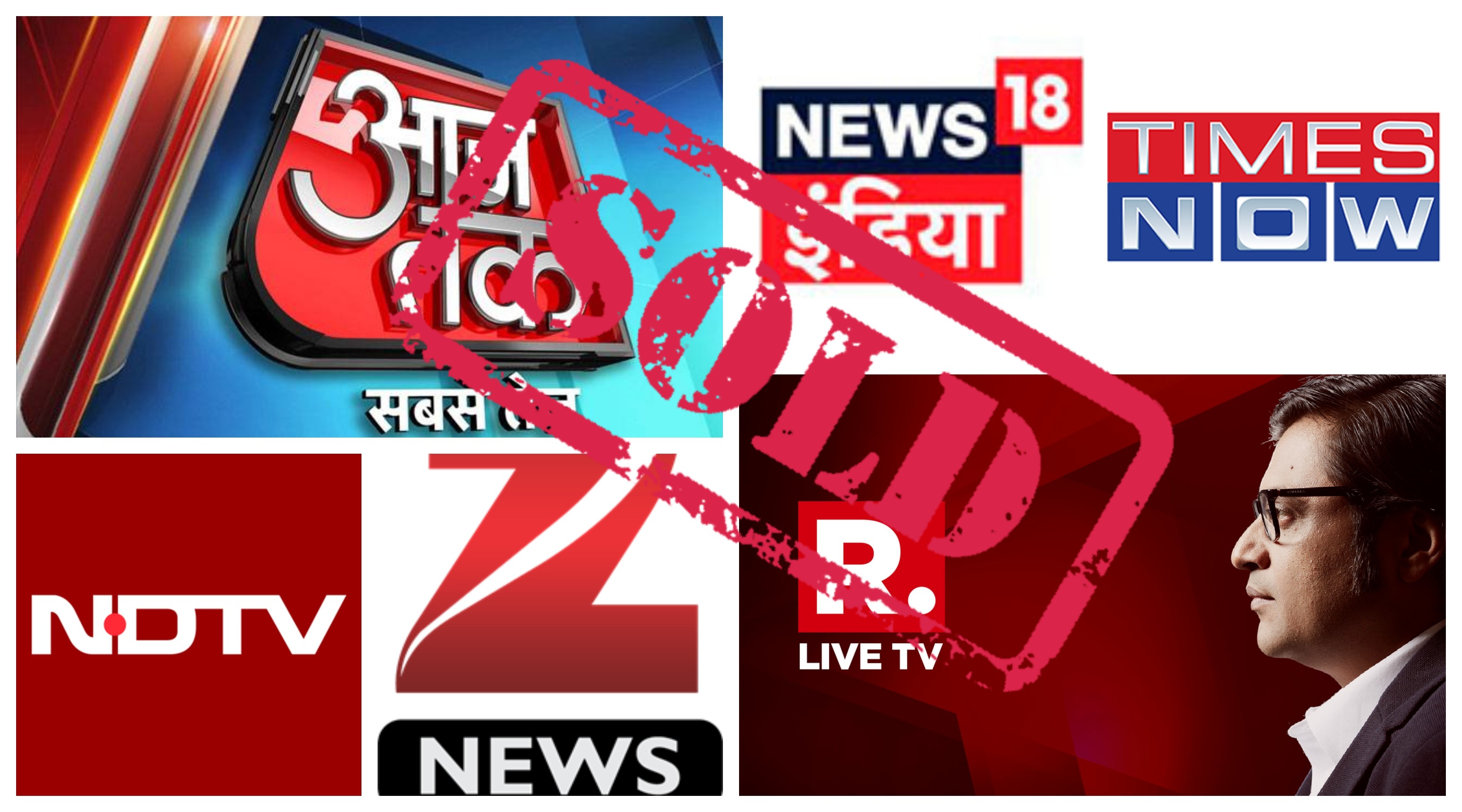 Sold indian news channels