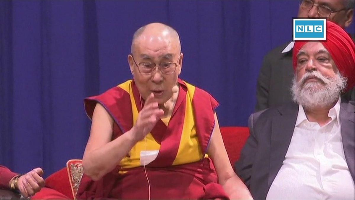 Dalailama admitted to hospital in Delhi
