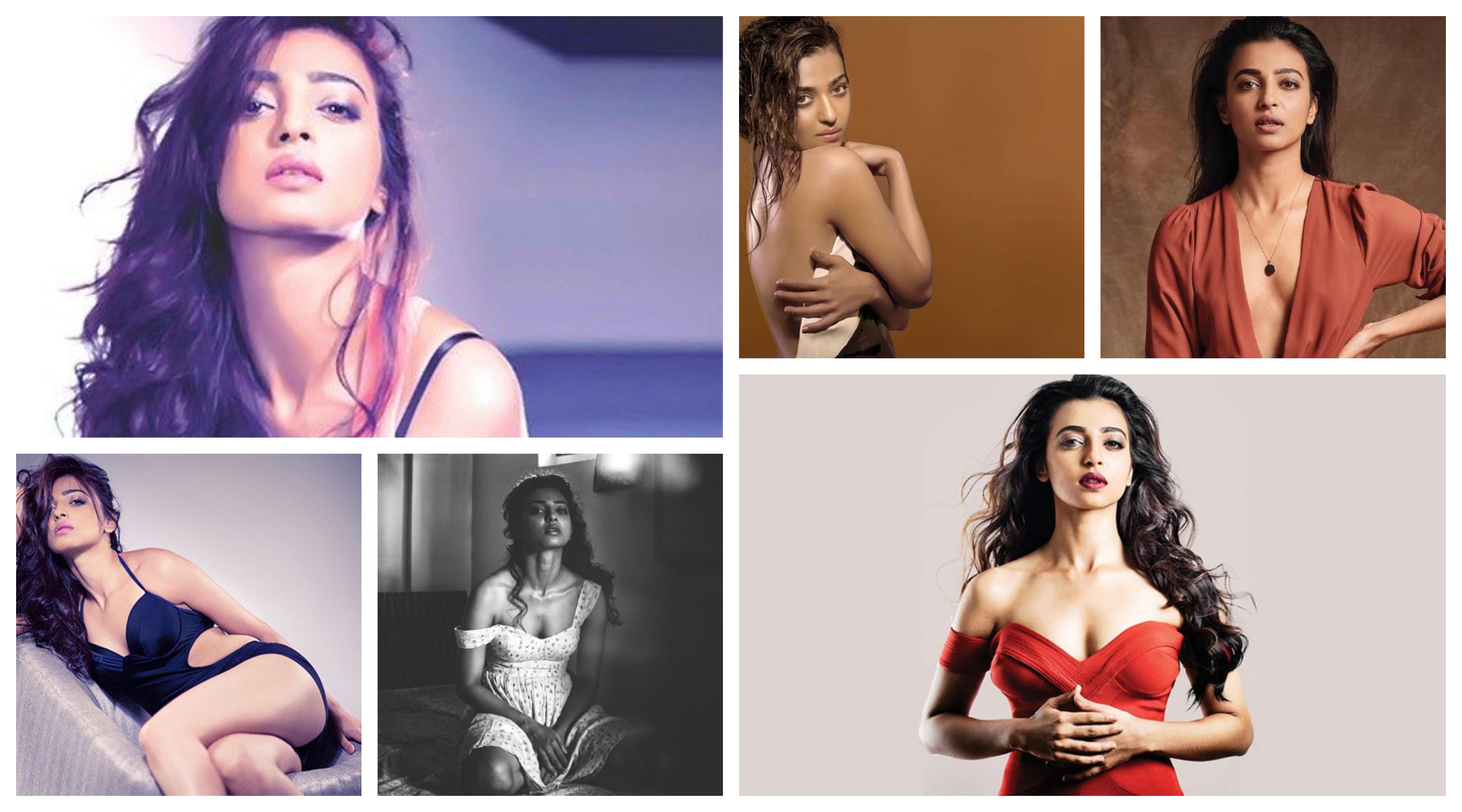 Radhika Apte Sexy Photo Collage