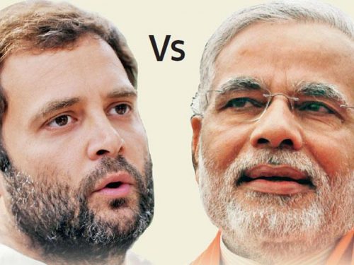 Rahul gandhi vs narendra modi