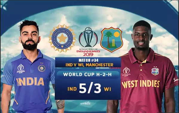 India vs West Indies world cup match