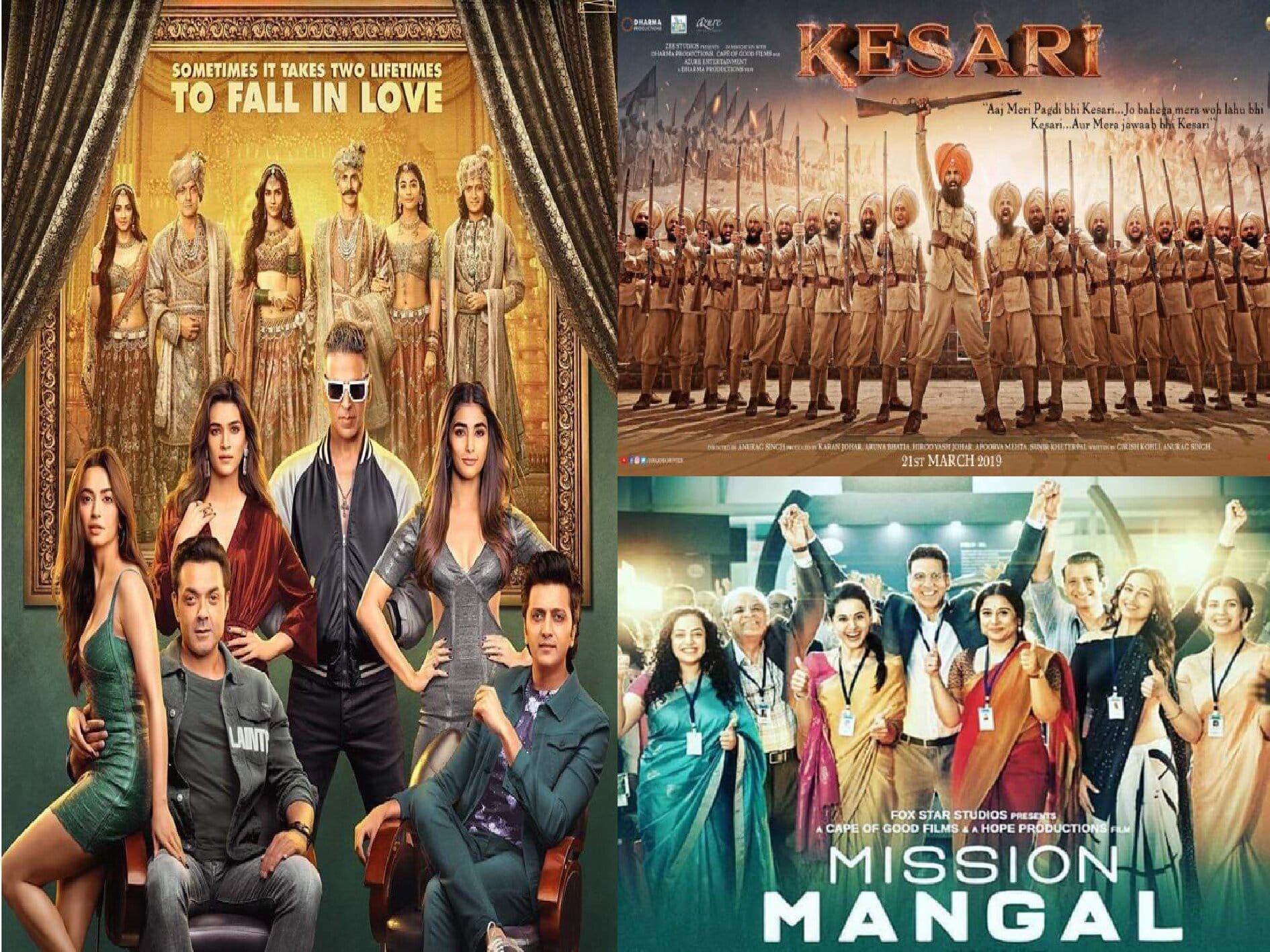 Akshay Kumar 100 crore club movies in 2019