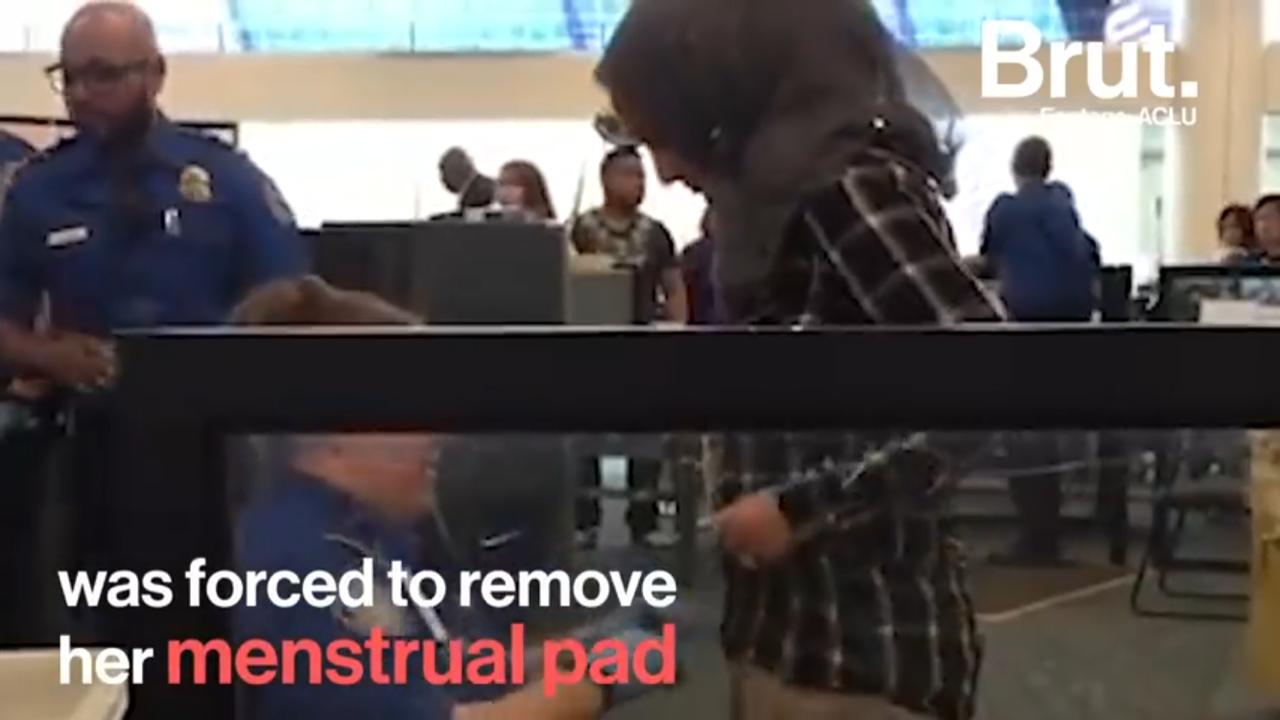TSA forced to remove sanitary pad