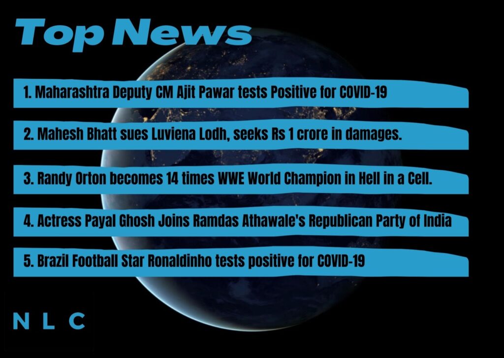 NLC Top 5: Check out Today's News and Latest News from all around globe - News Leak Centre