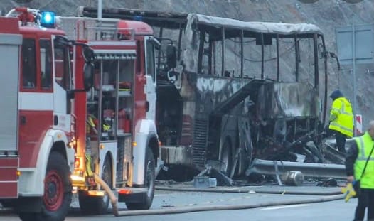 Shocking: A bus crash in Bulgaria and 45 people died in this accident