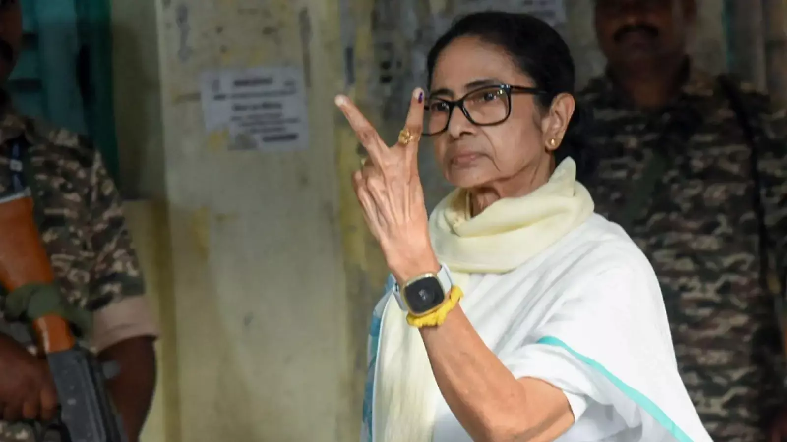 Current image: West Bengal Chief Minister Mamata Banerjee spent hours at an EVM strongroom after TMC alleged tampering. Discover the details