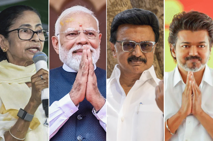 Election Results 2026: BJP Breaks Through in Bengal; Actor Vijay Stuns Tamil Nadu