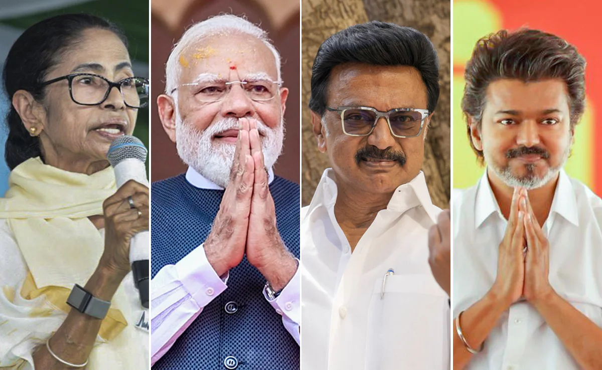 Election Results 2026: BJP Breaks Through in Bengal; Actor Vijay Stuns Tamil Nadu