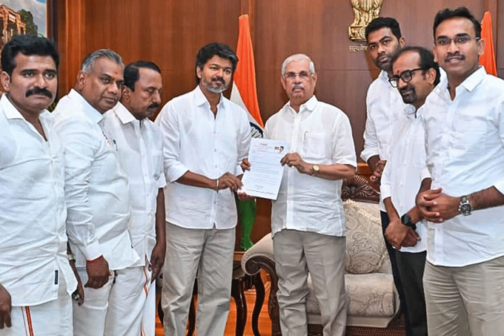 Current image: Tamil Nadu Deadlock: Governor Withholds Invitation to TVK's Vijay Over Majority Concerns